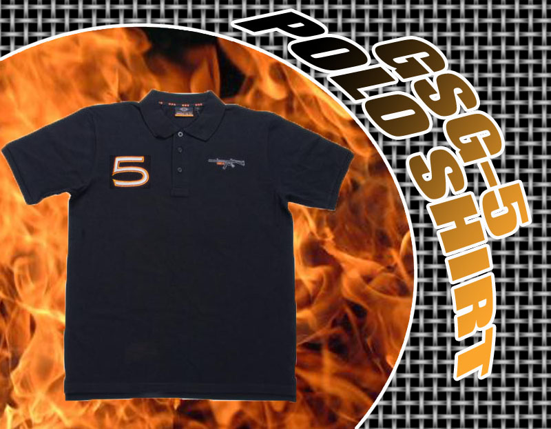 GSG-5 POLO Shirt w/5 LOGO  (LARGE)